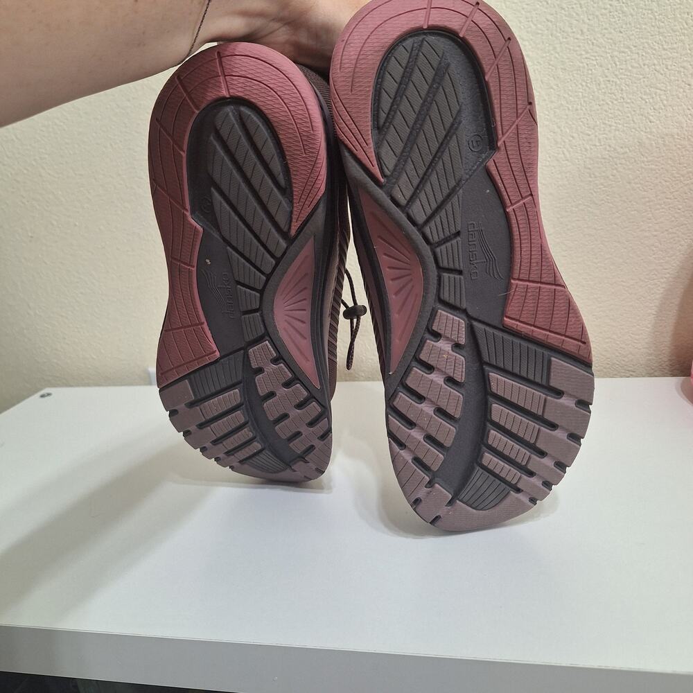 Dansko Penni Mesh Sneaker Supportive Slip On Womens 41 Raisin Purple - Picture 5 of 8